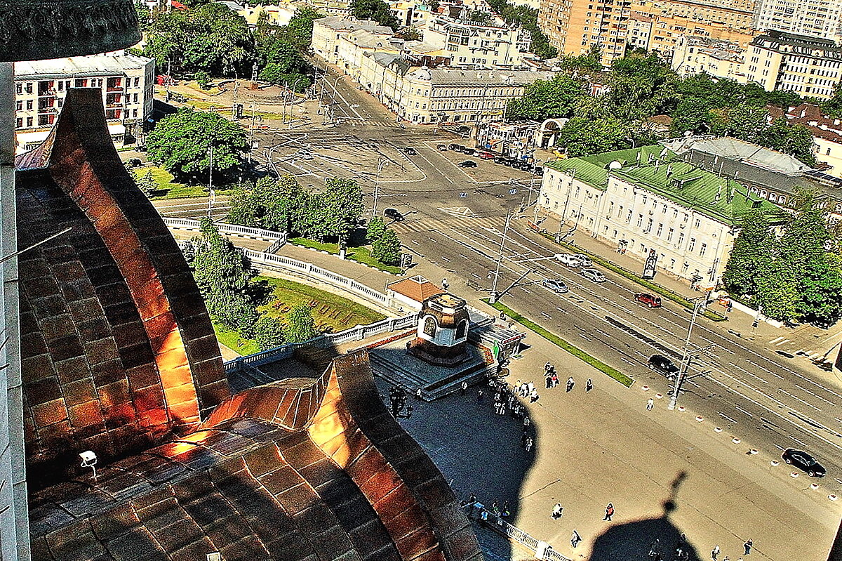 Москва моя  Вид с Храма Христа Спасителя - олег свирский 