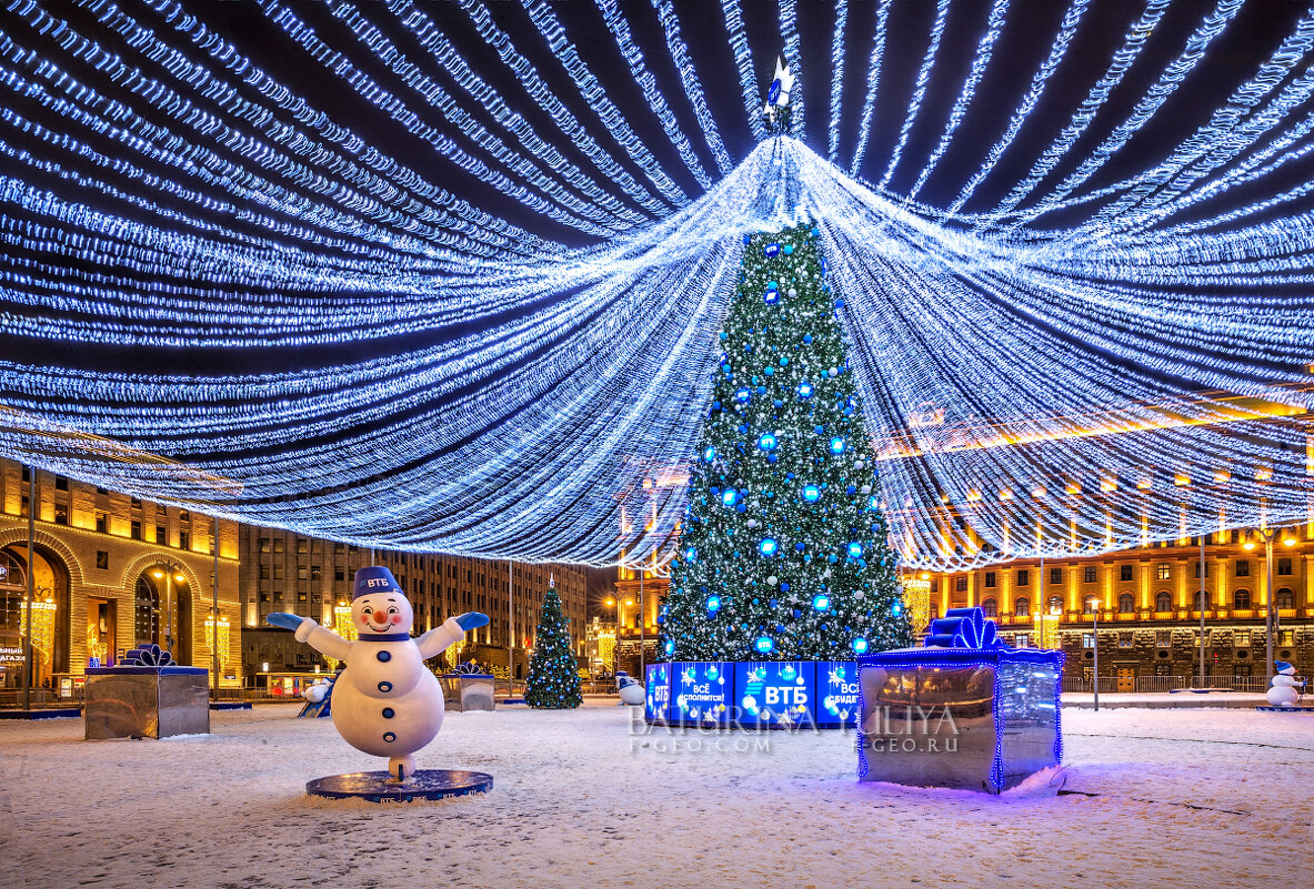 Снеговик и елка - Юлия Батурина