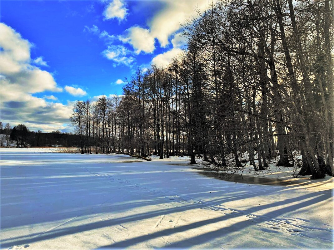 Озеро Пюхаярв в начале марта 2022 - Aida10 