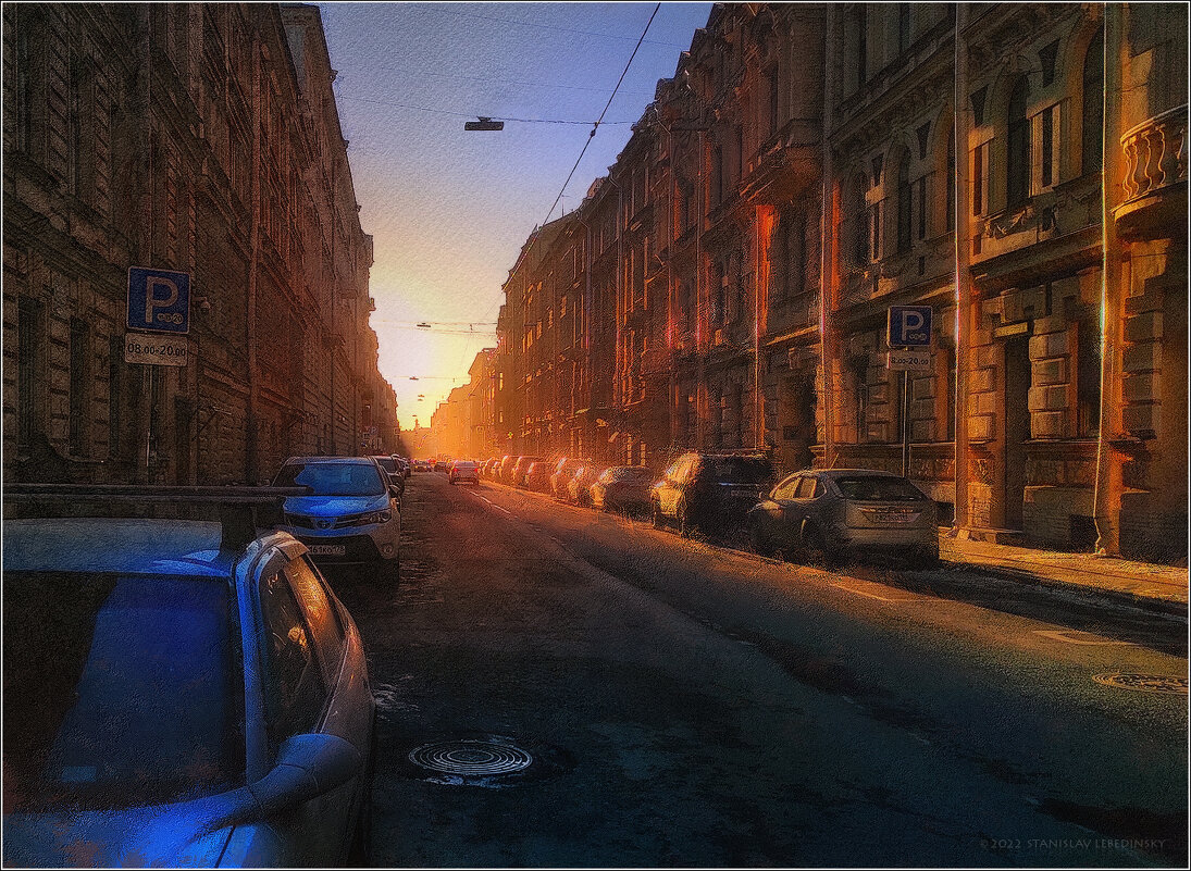 My magic Petersburg_04012_Басков переулок - Станислав Лебединский