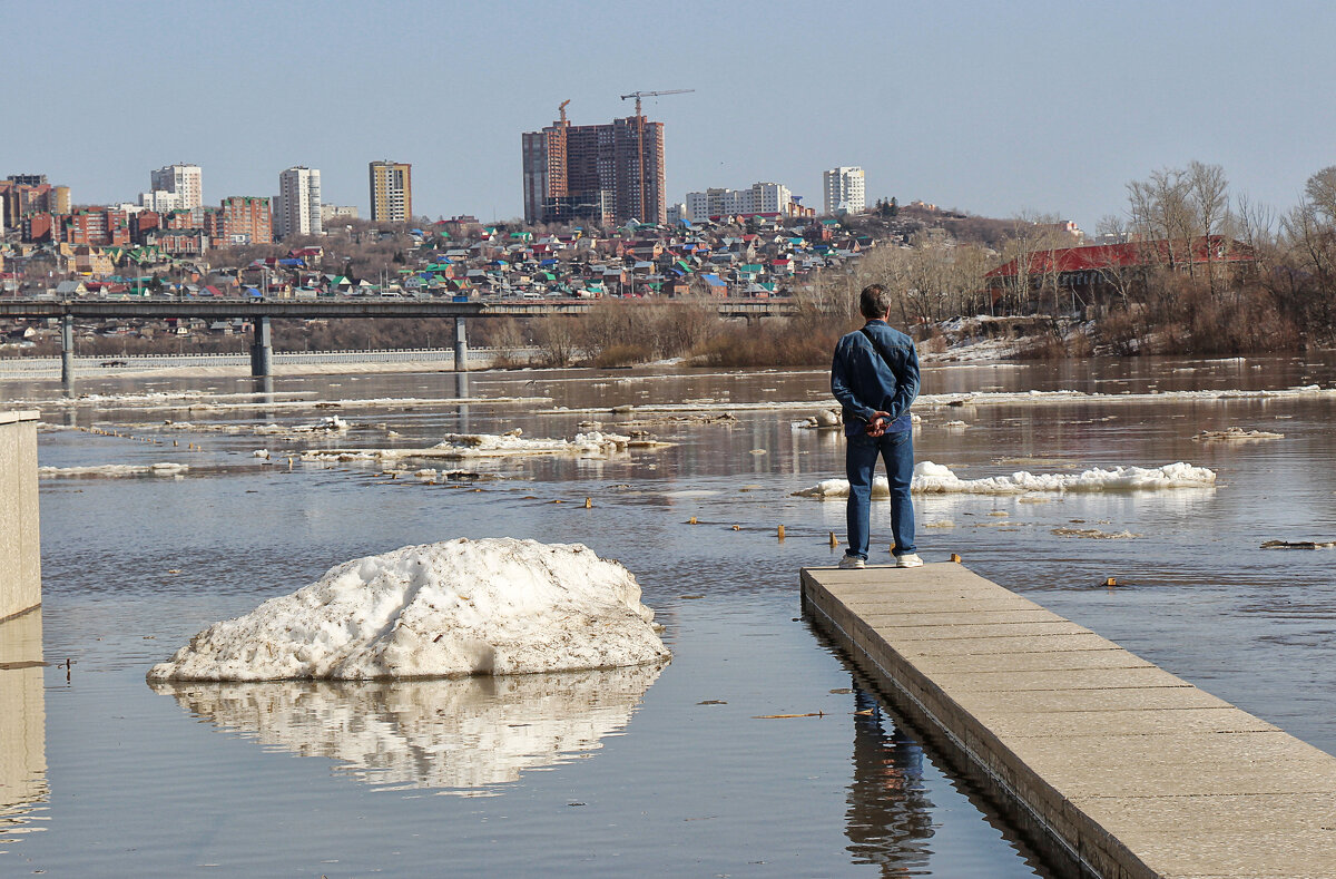 Ледоход на реке Агидель (Белая) - Nina Karyuk