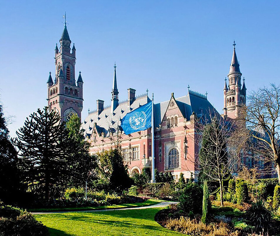 Гаaга.Нидерланды.Дворец мира.  Официальная резиденция Международного Суда ООН - Гала 