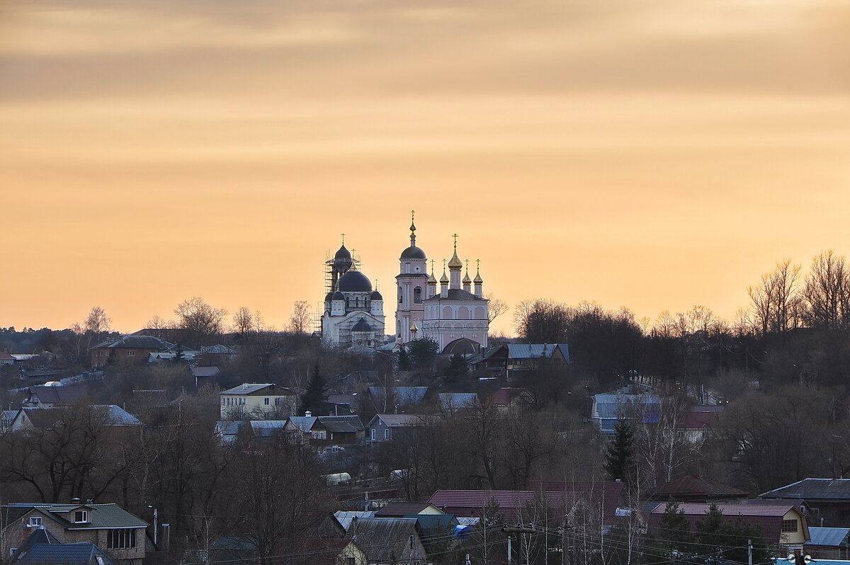 С вербным Воскресеньем!!!  Панорама  Боровска - Ninell Nikitina