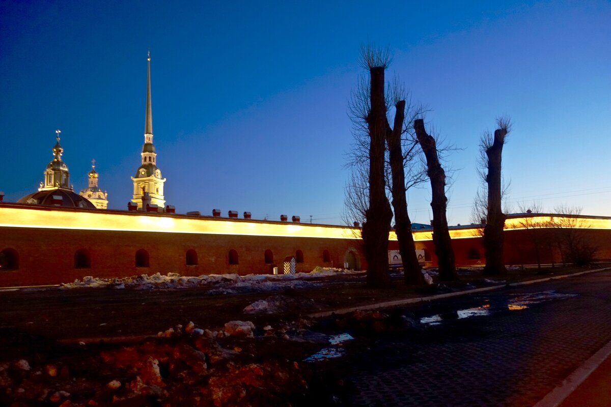 вечер у Петропавловской крепости - Елена 