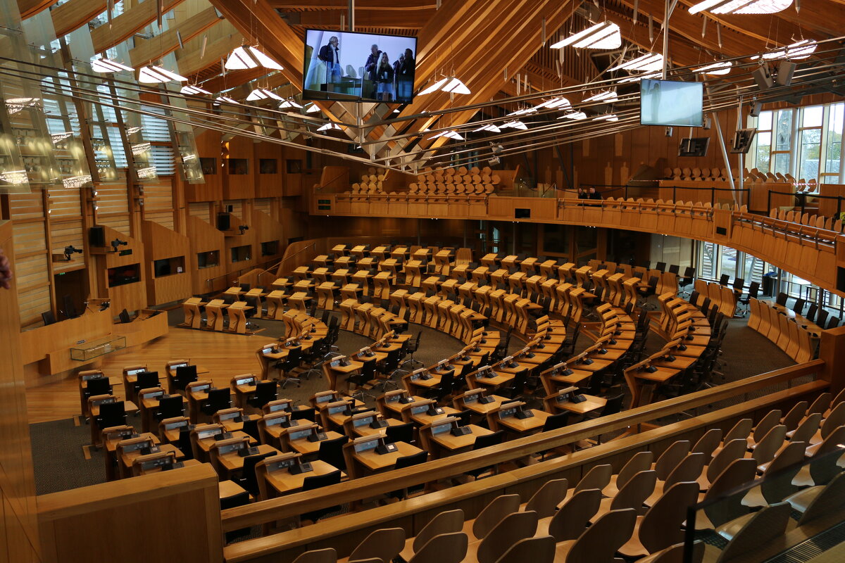 В здании парламента Шотландии - Ольга 