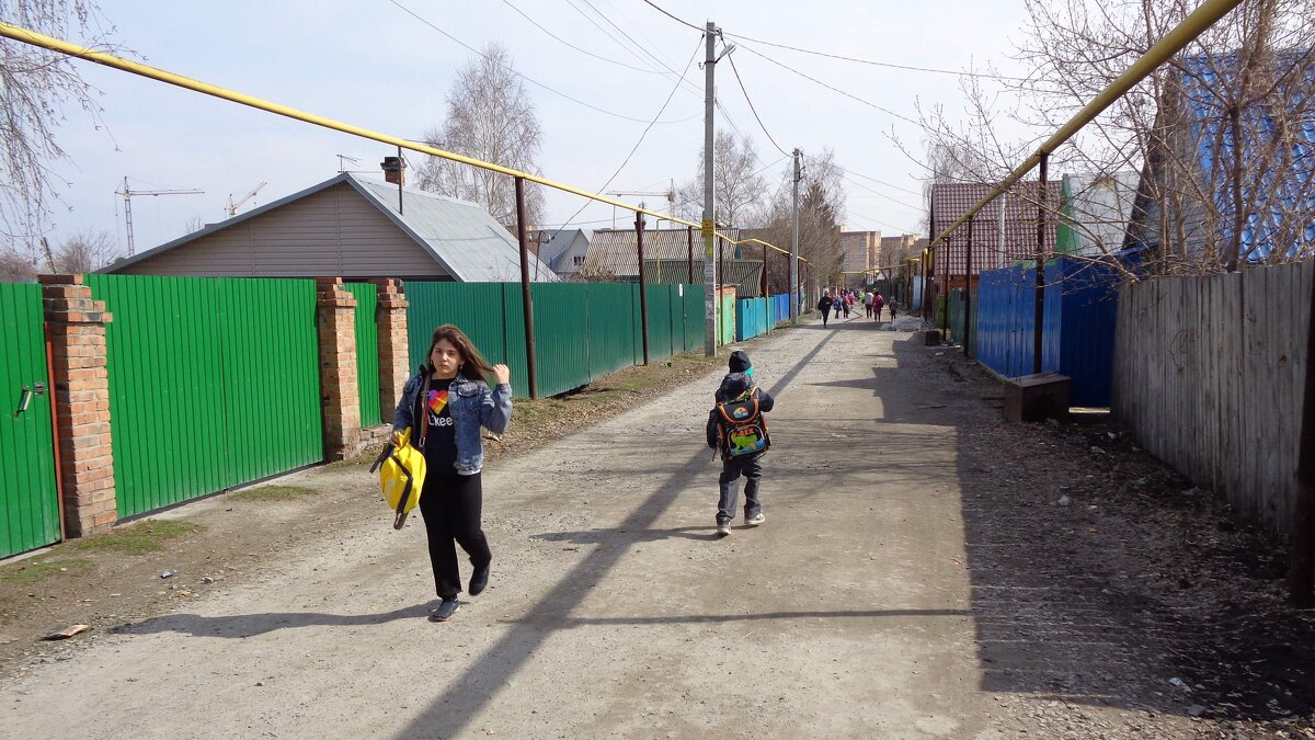 Дорогу в школу через частный сектор - Андрей Макурин