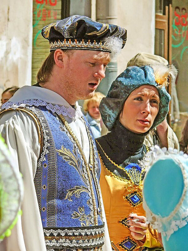 Защитник короля Артура, рыцарь печального образа,  Сэр Ланселот Озёрный, со своей дамой сердца. - Стальбаум Юрий 