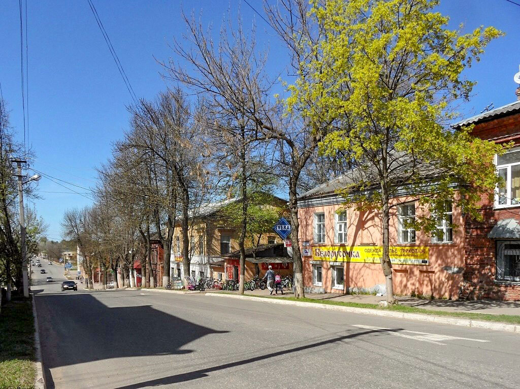 Улица в Боровичах, Новгородская обл. - Любовь Зинченко 