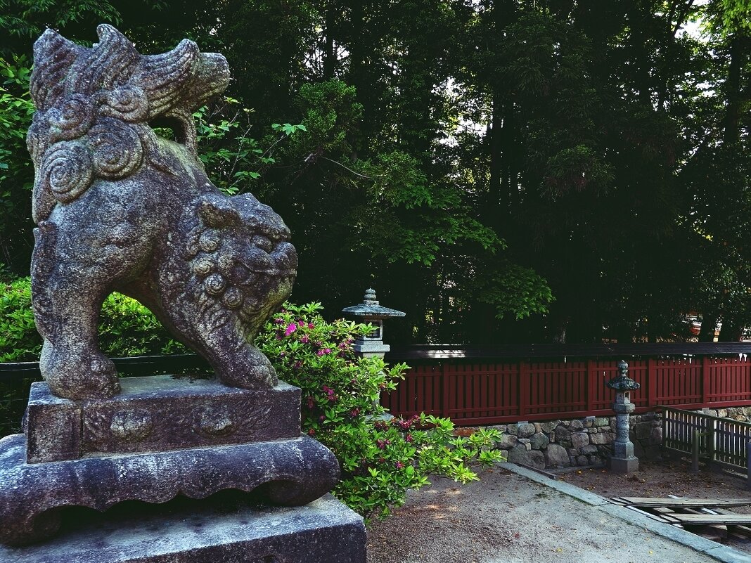 Скульптуры храма Ицукусима Япония - wea *