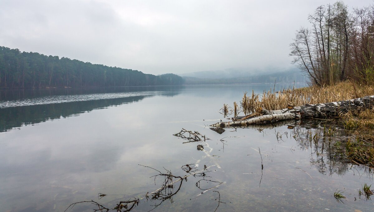 Туманное утро на озере Инышко. - Алексей Трухин