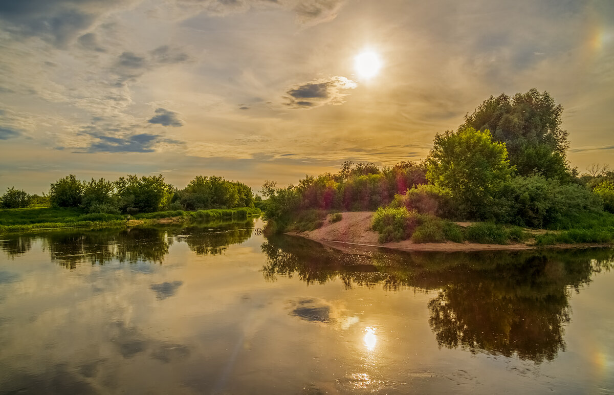 Июньский закат на берегах реки Клязьмы # 02 - Андрей Дворников