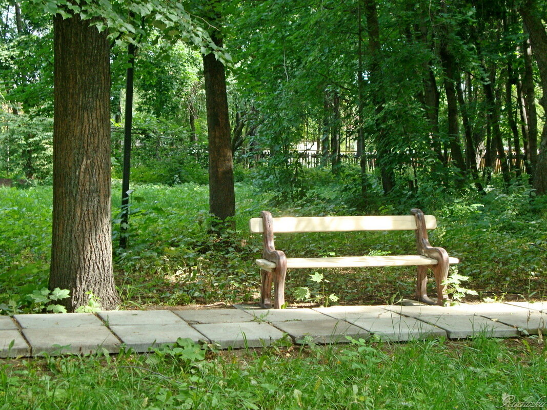 Приятно здесь отдохнуть на скамеечке, в тенечке - Raduzka (Надежда Веркина)