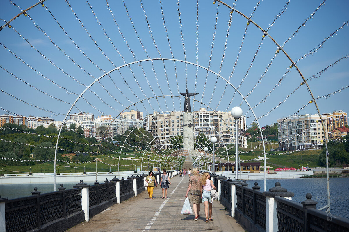Световой мост в Чебоксарах - Олег Манаенков