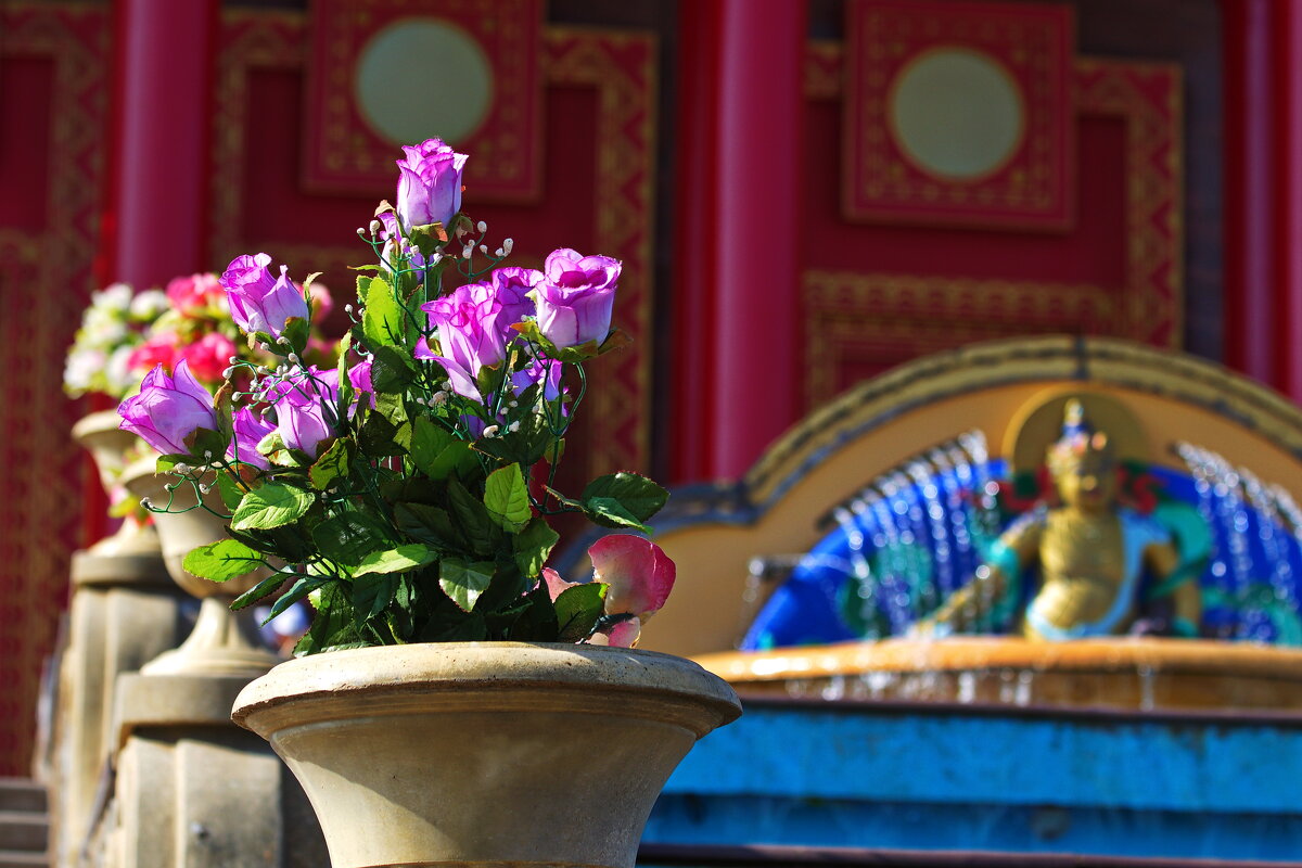 Цветы и Будда - M Marikfoto