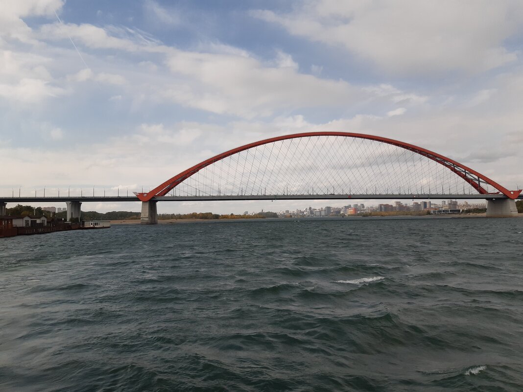 Мосты Новосибирска через реку Обь - Галина Минчук