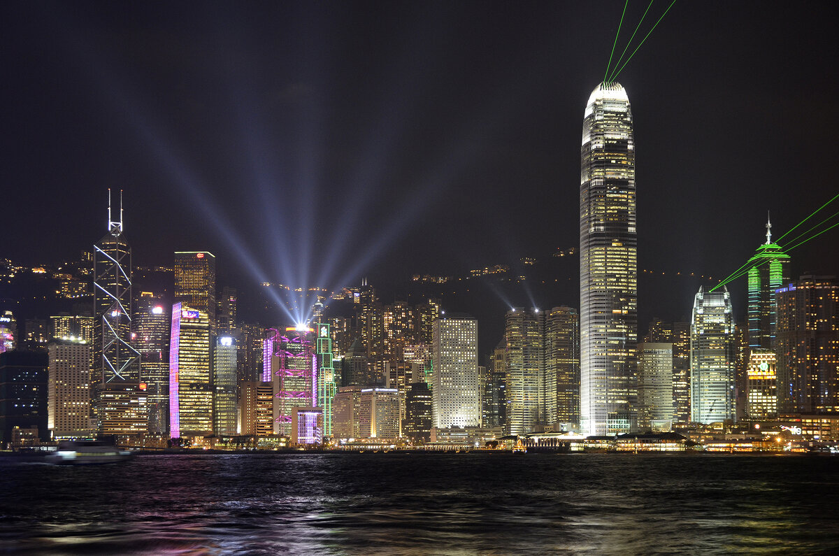 Лазерное шоу в Гон Конге - Светлана 