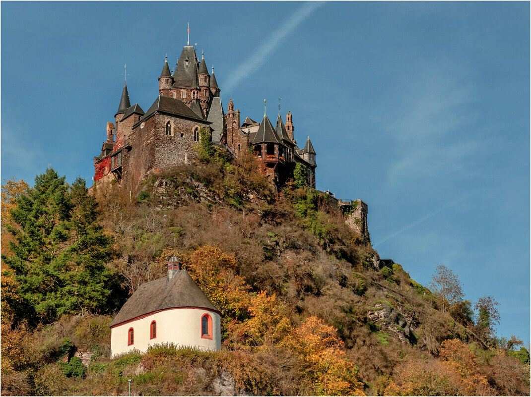 Замок Райхсбург — символ немецкого города Кохем - Bo Nik
