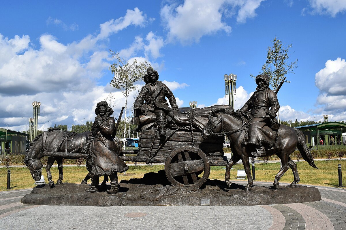 Скульптурная композиция “Союзники. Бойцы Монголии” в Парке “Патриот” - Татьяна Помогалова
