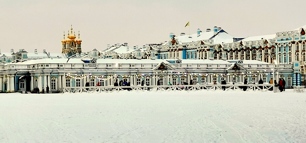 Каток на Треугольной площади у Екатерининского дворца - Сергей 