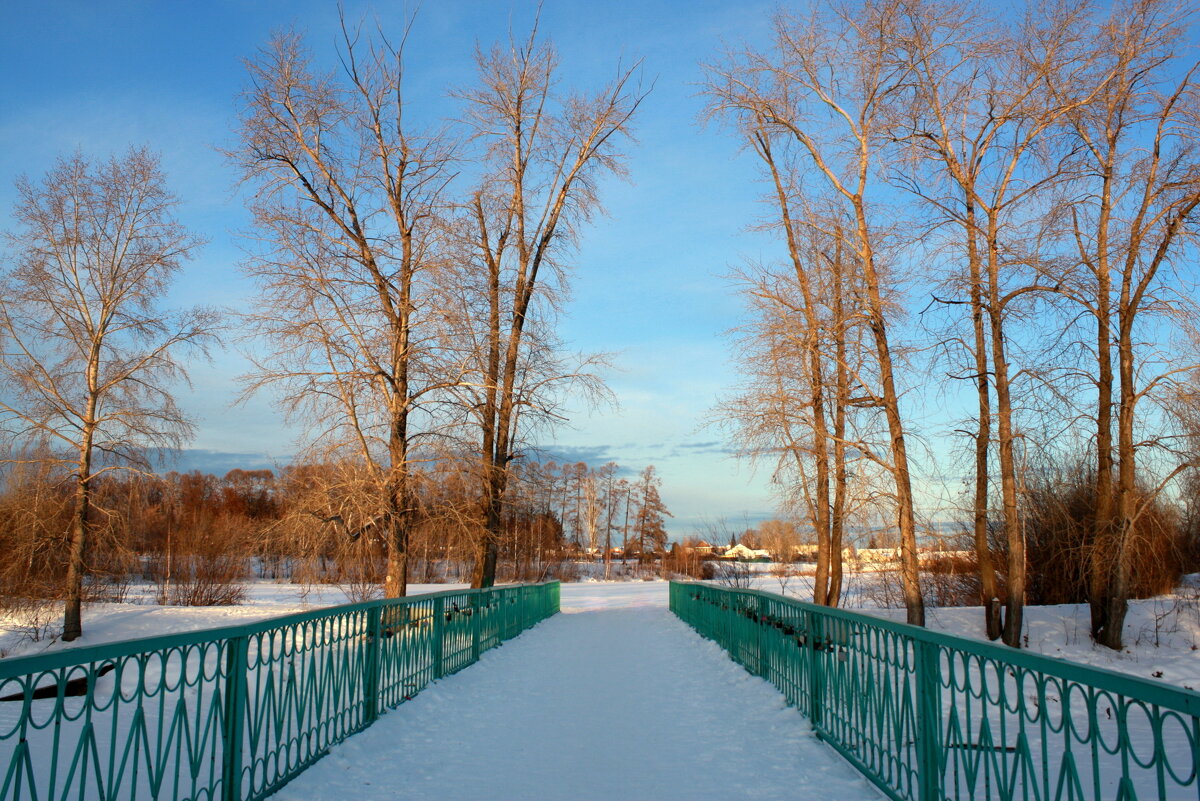Мост через Нейву в старый парк... - Нэля Лысенко