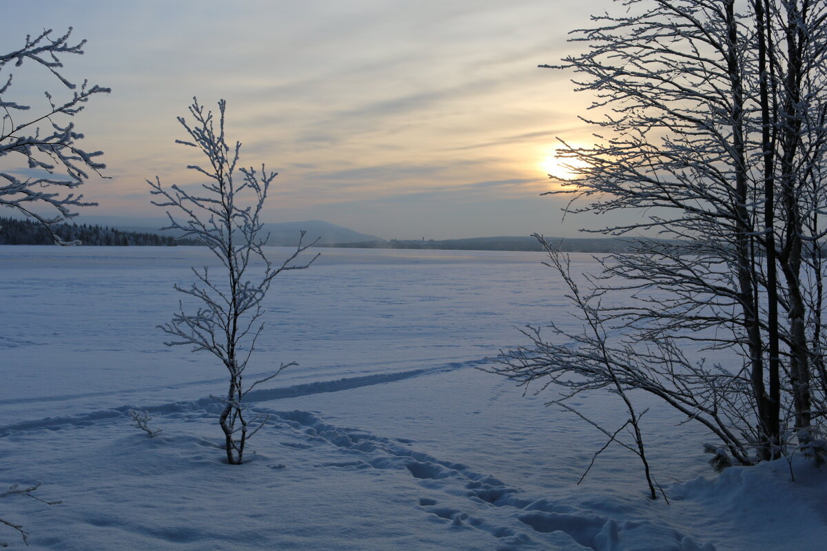 Зимнее озеро - Ольга 