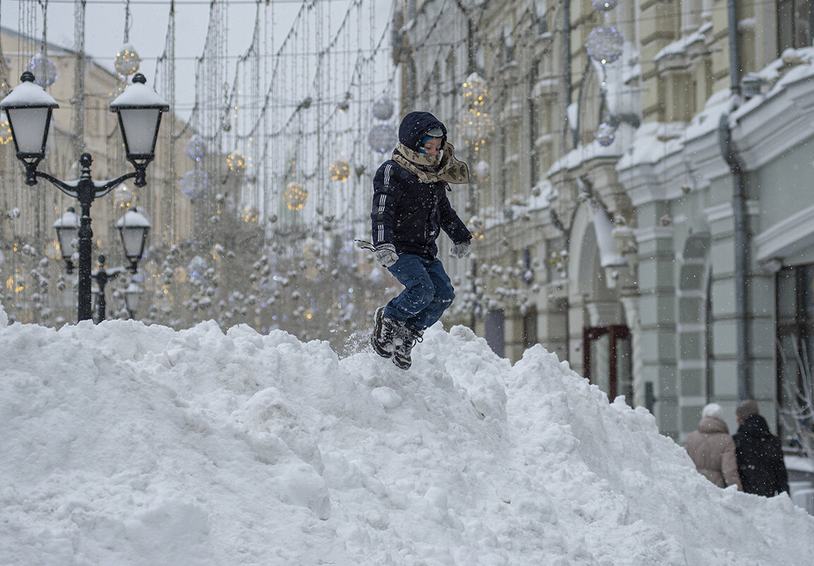 Зимние забавы городских детей(4) - Александр Степовой 