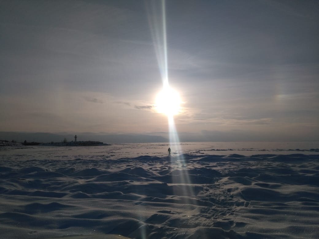 Жигулевское море зимой - Нина Колгатина 
