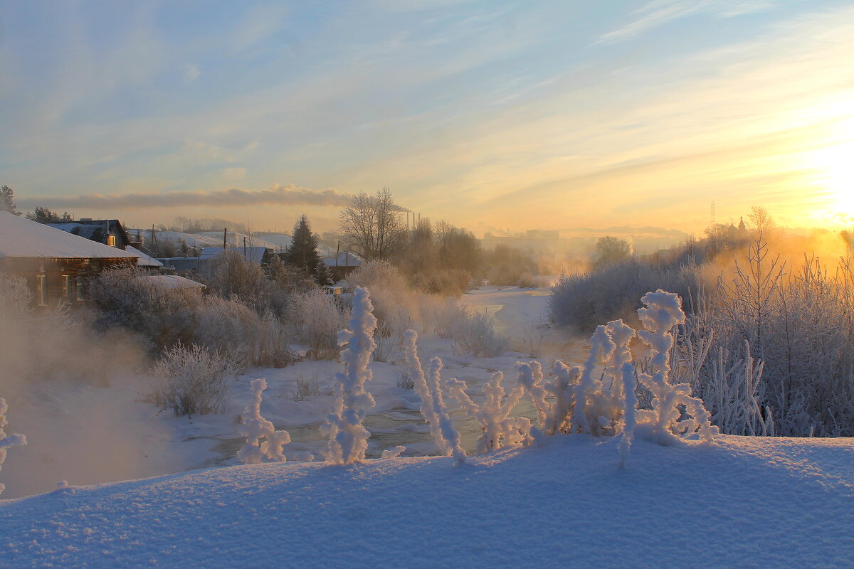 Морозное утро - tamara kremleva