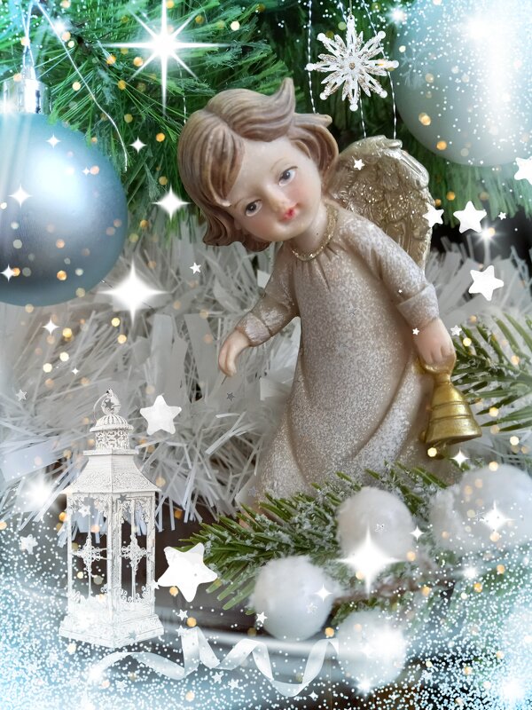 Новый год, ангелочек, Рождество - tatyana 