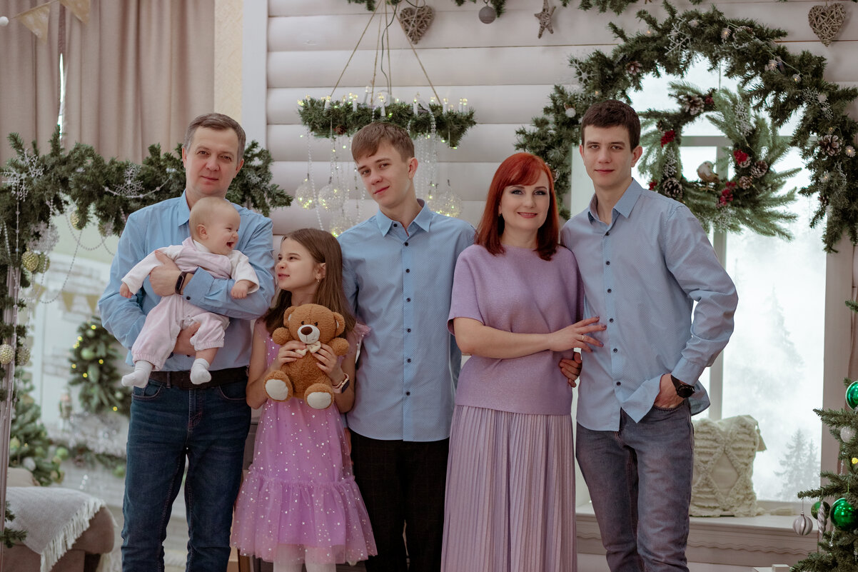 Большая семья - большое счастье. - Юлия Кравченко
