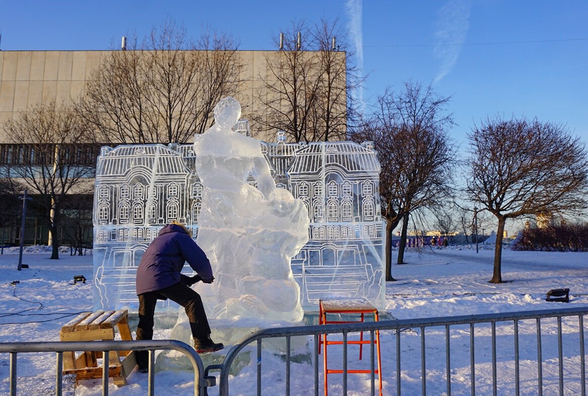Фестиваль скульптур из льда и снега - Ольга 