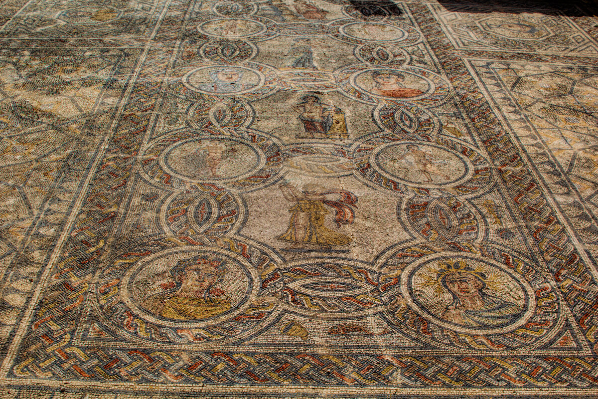 Римская мозаика в остатках Римского города Волюбилис, Марокко - Олег Ы