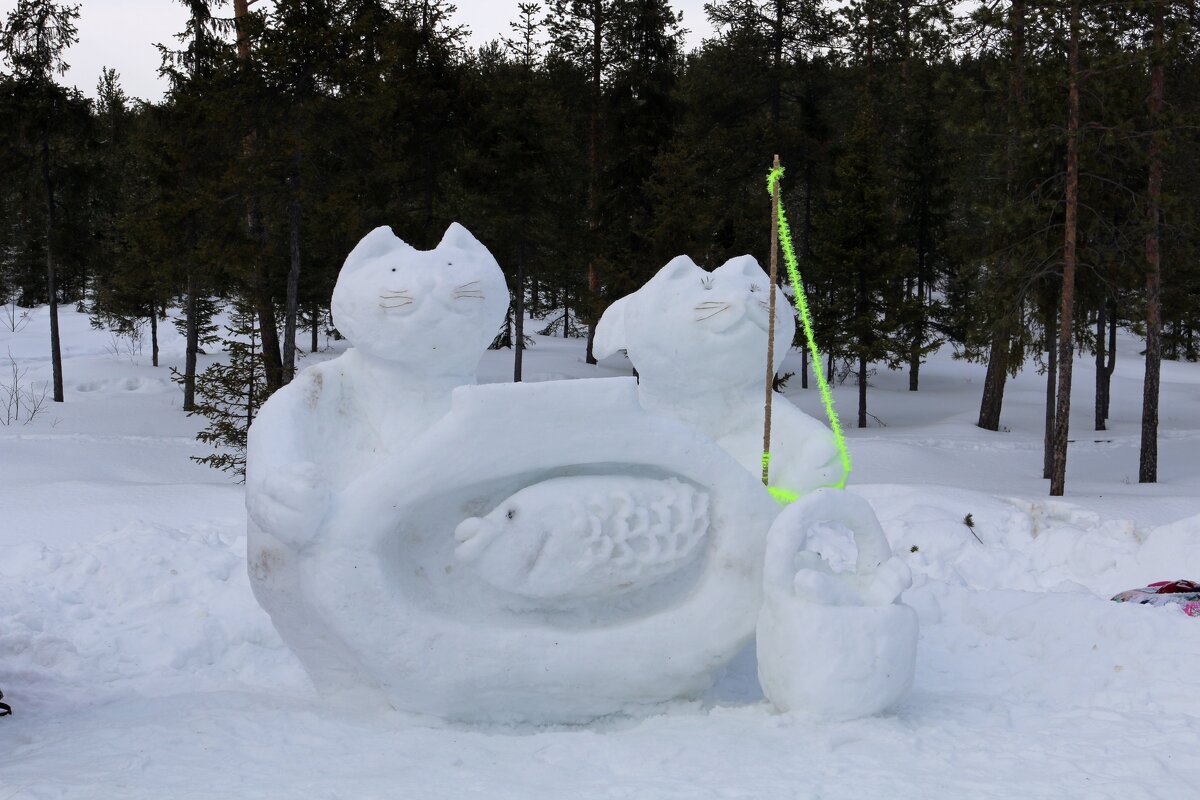 Конкурс снежной скульптуры - Ольга 