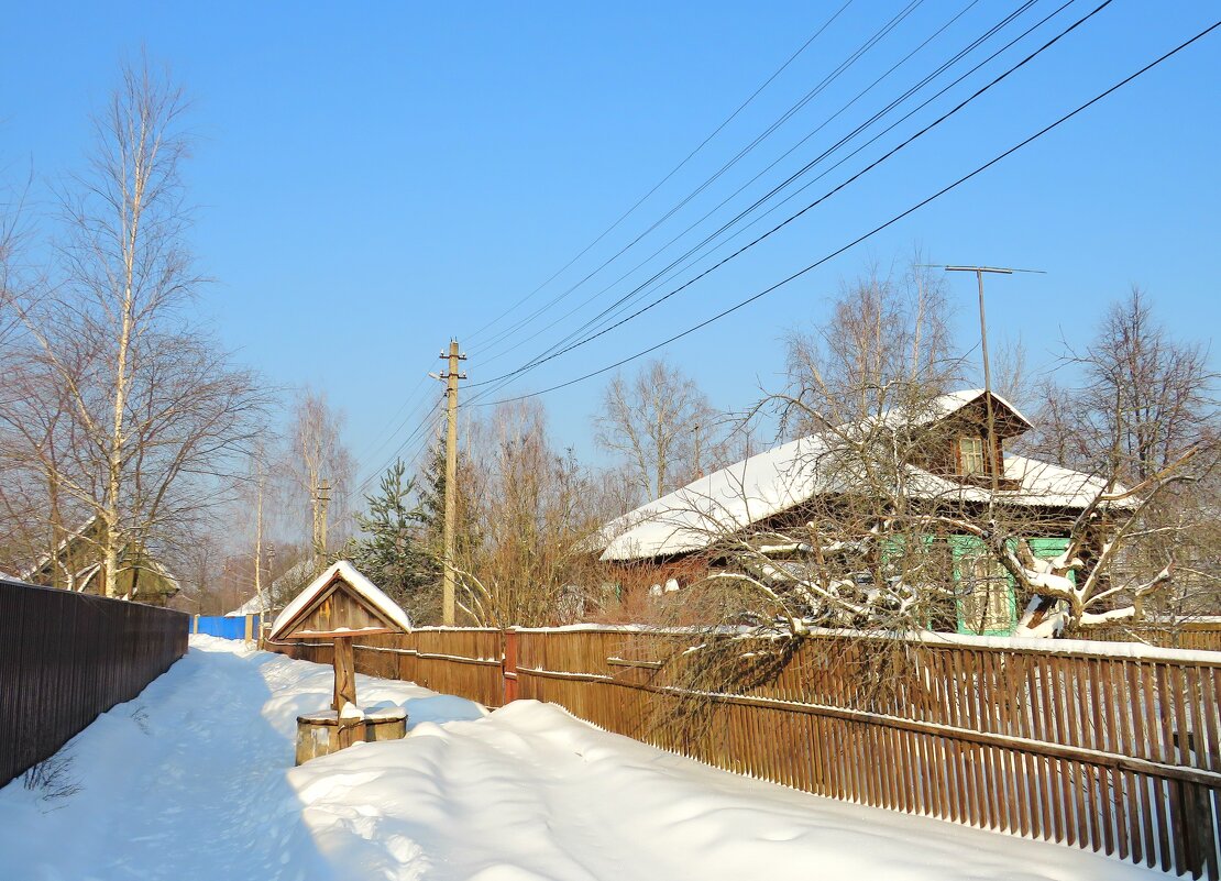 Зима в деревне - Андрей Снегерёв