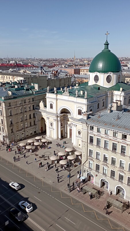 Вид на Санкт-Петербург с Думской башни - Николай 