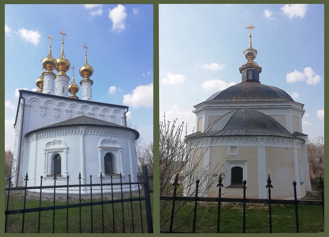 Входо-Иерусалимская и Пятницкая церкви.в Суздале. - Ольга Довженко