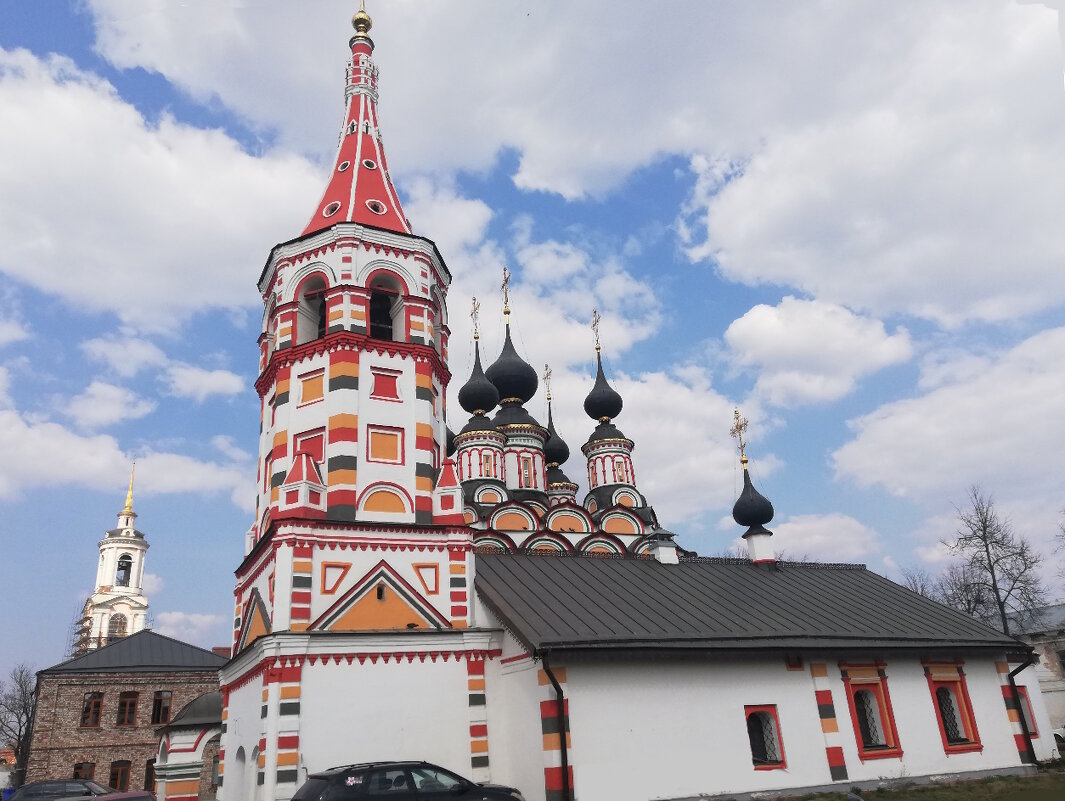 Антипиевская церкви с колокольней в Суздале - Ольга Довженко