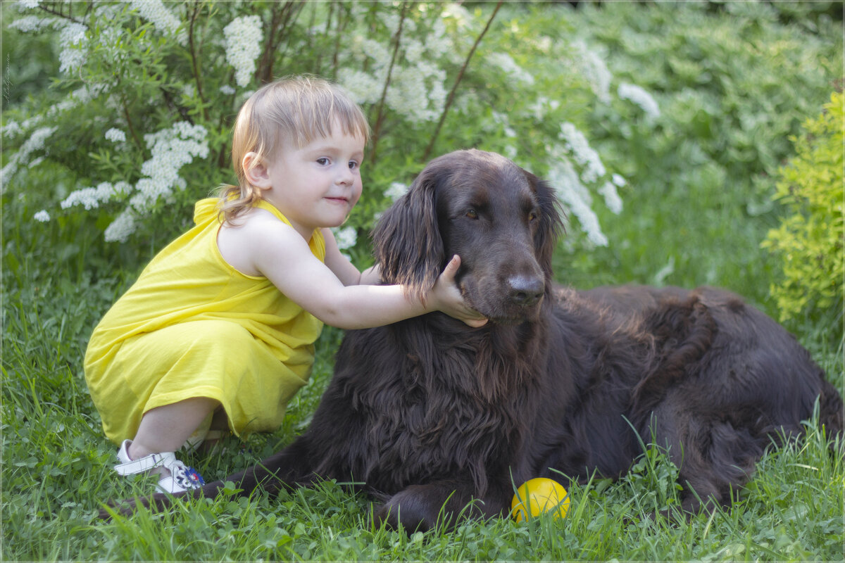 Хозяйка Алиса со своей собакой Диной - Анастасия Северюхина