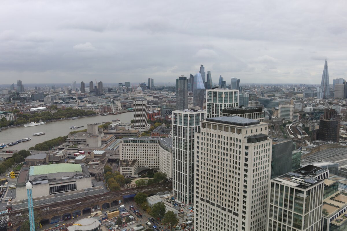 Вид на город с Ока Лондона - Ольга 