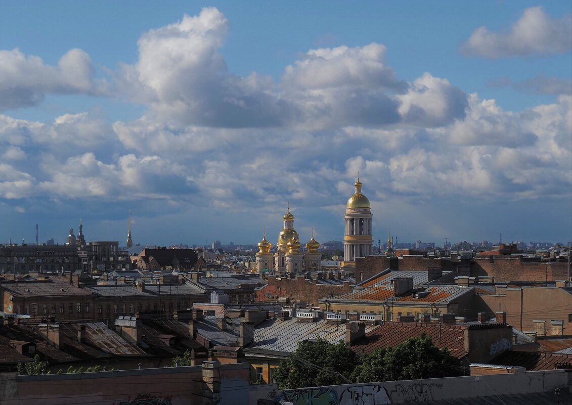 Вид с крыши Лофт Проекта Этажи (по центру Владимирский собор) - Магомед .