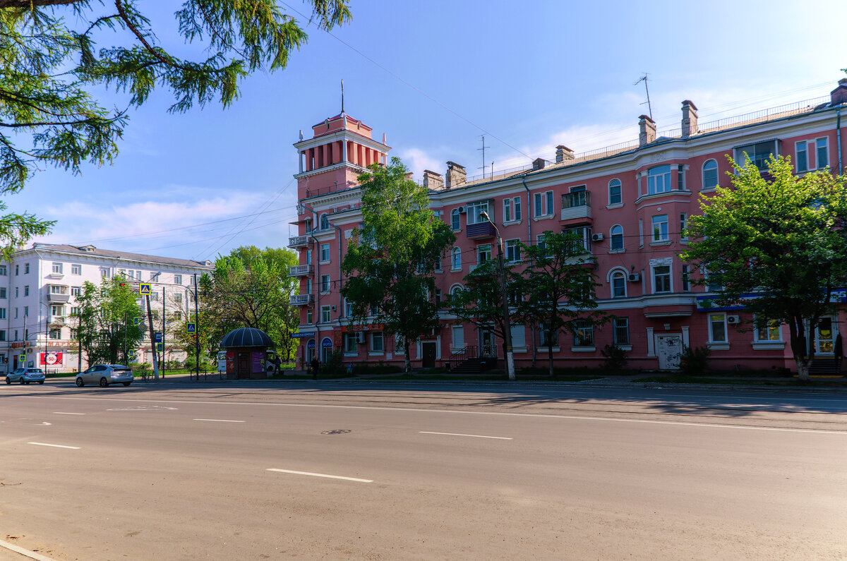 Проспект Мира, г.Комсомольск-на-Амуре. - Виктор Иванович Чернюк