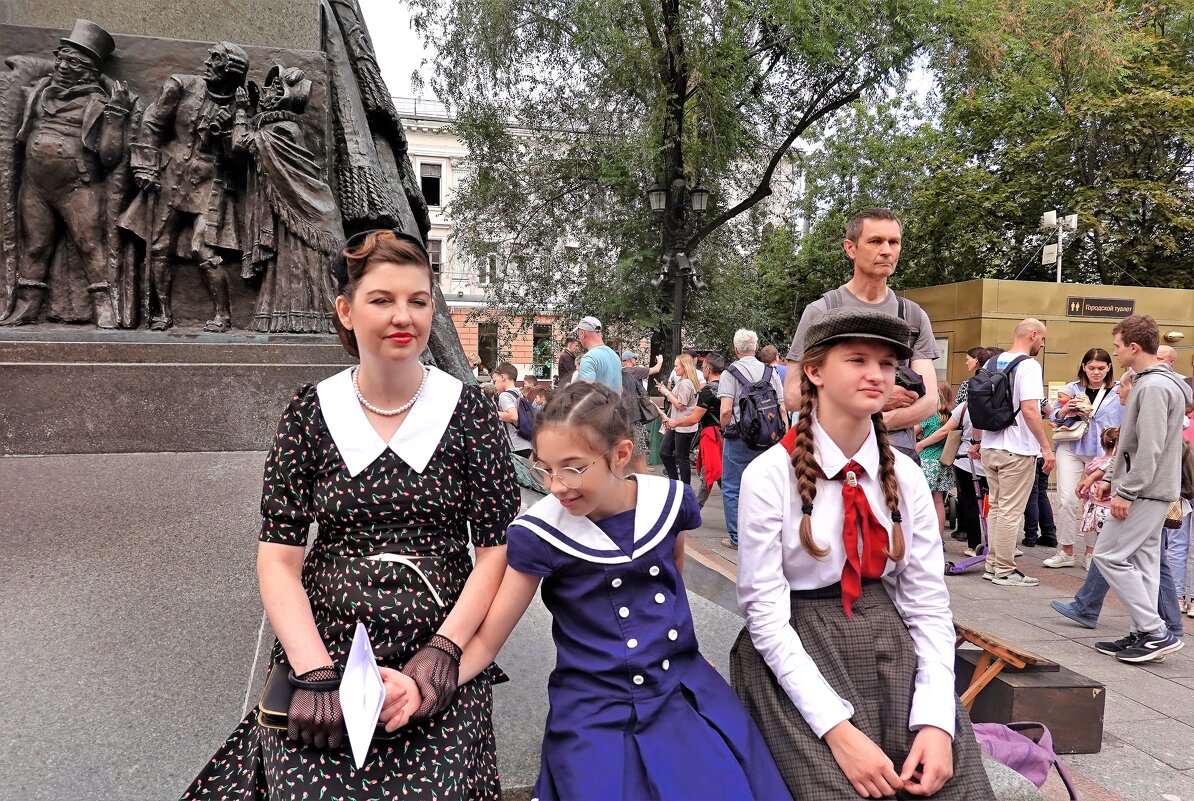 Москва 1930-х годов на Чистопрудном бульваре.. - Татьяна Помогалова