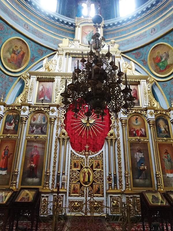 Иконостас и паруса Казанского храма в Богородицке - Лидия Бусурина