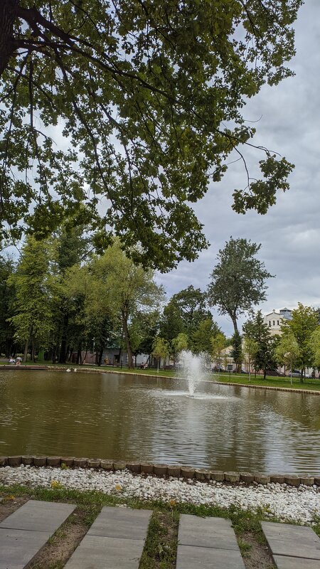 Фонтан в парке - Елена Сергеева