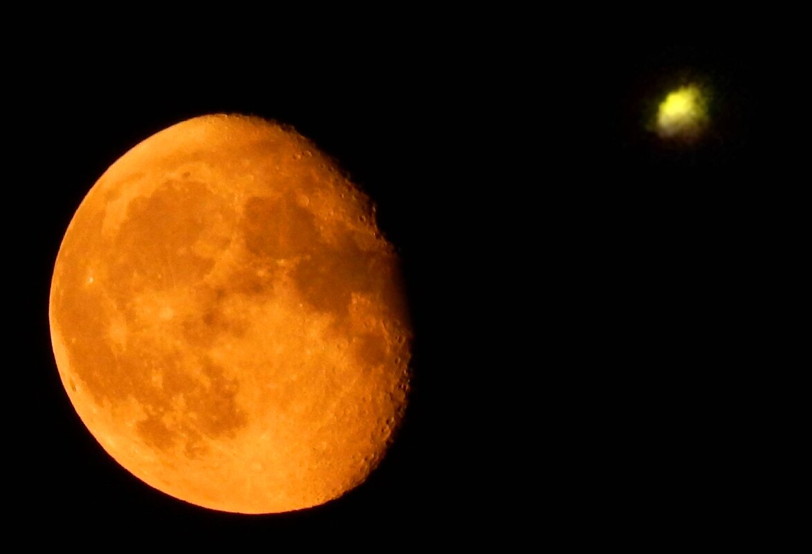 Луна - Сатурн (сегодня) восход - Alisa Koteva 