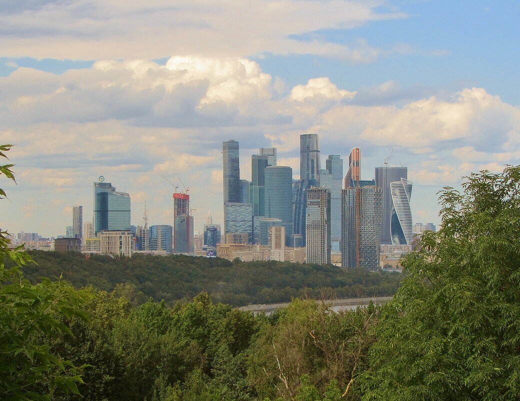..панорама Москва-Сити с Воробьёвых гор... - galalog galalog