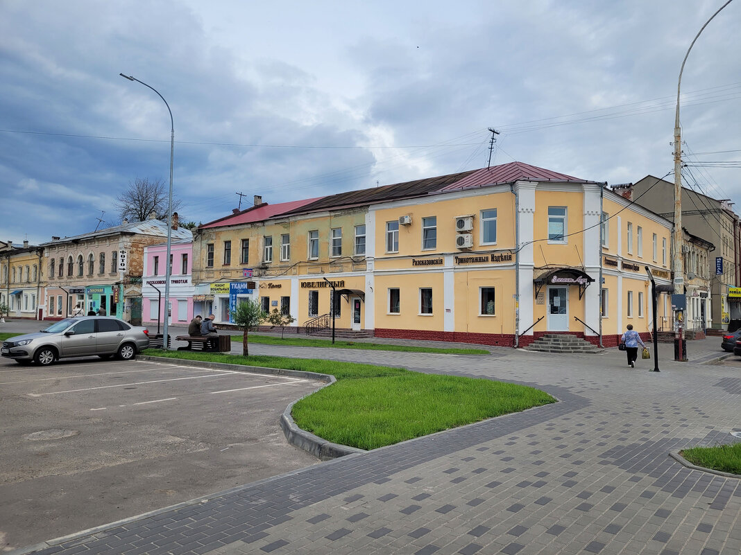 Старые домики Тамбова (ул. Базарная "Торговые ряды") - Татьяна Машошина