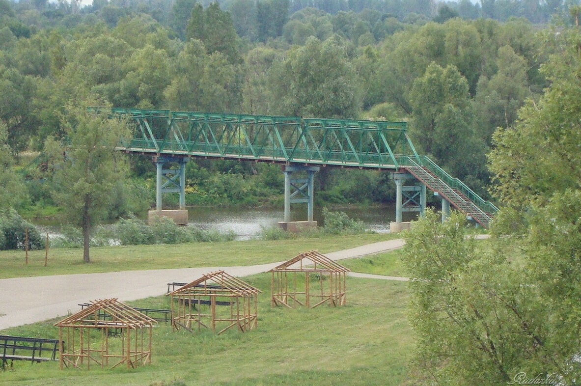 Мостовой переход через реку Тойма - Raduzka (Надежда Веркина)