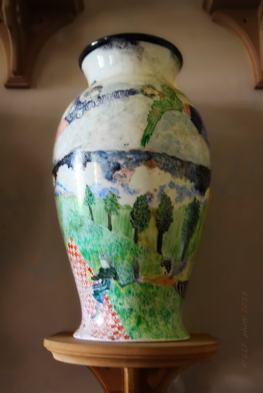 Фарфоровая ваза, ручная работа - Liudmila LLF