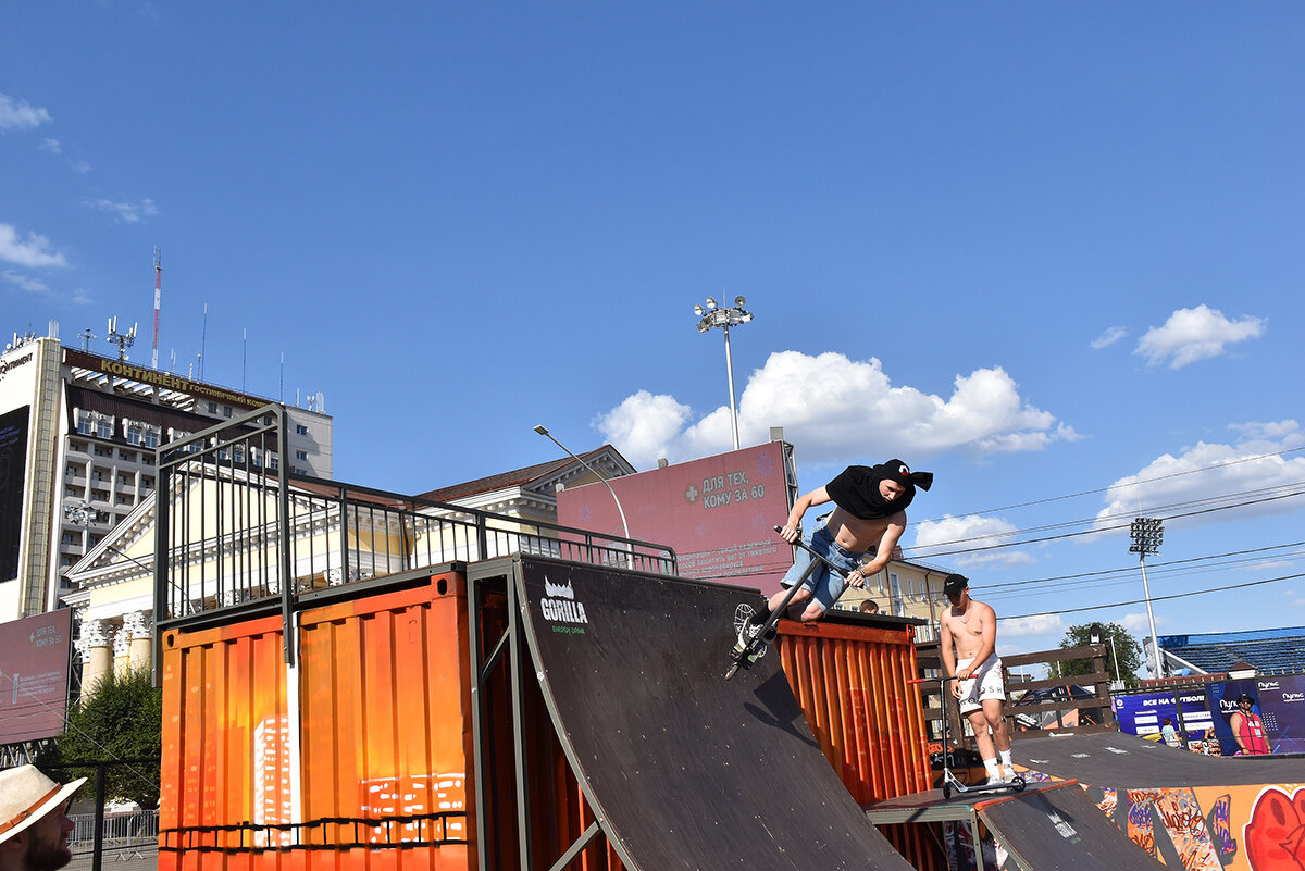 Конкурс skateboarding. "Боевой разворот". - Александр 